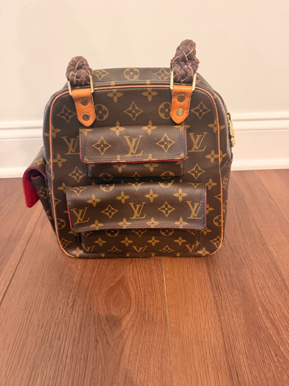 Louis Vuitton Monogram Boxy Top-Handle Bag from Vintage Boho Bags
